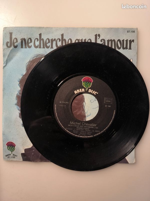 Vinyle 45t Michel Chevalier (image 3)
