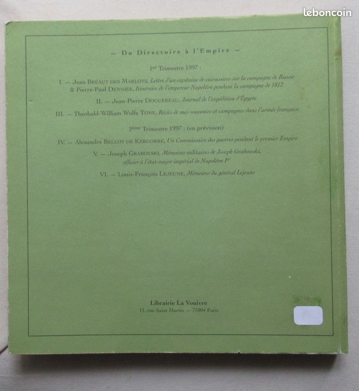 Journal de l'Expédition d'Egypte. Général Doguereau. 1997 (image 11)