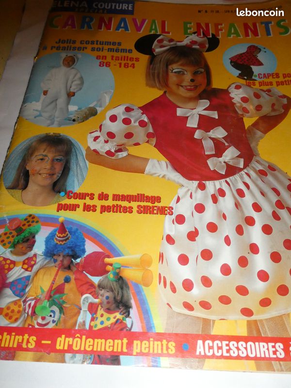 Magazine Burda Tendances - Numéro Spécial Carnaval & Nouvelles Couleurs, 01/1992