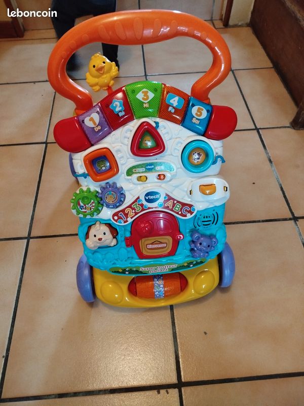 Trotteur Bébé Trotteur Vtech En Super Trotteur Parlant Trotteur En