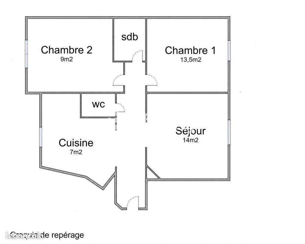Appartement 3 pièces 55 m² (image 18)