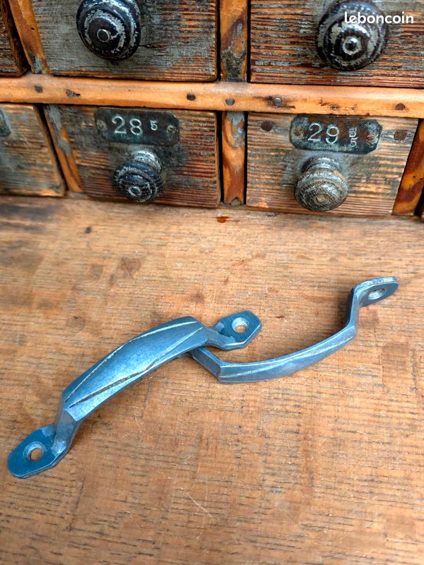 6Pcs Poignée de Tiroir Vintage Bouton de Meuble Poignées de Placard Métal Boutons D'anneau de