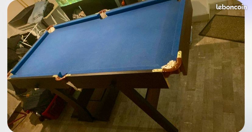Billard avec accessoires , pliable (image 3)