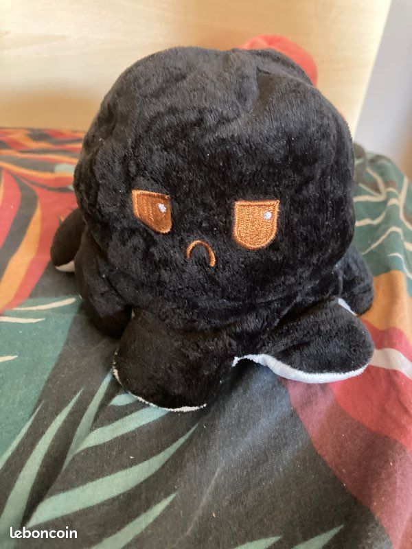 Peluche poulpe qui change de visage (image 3)