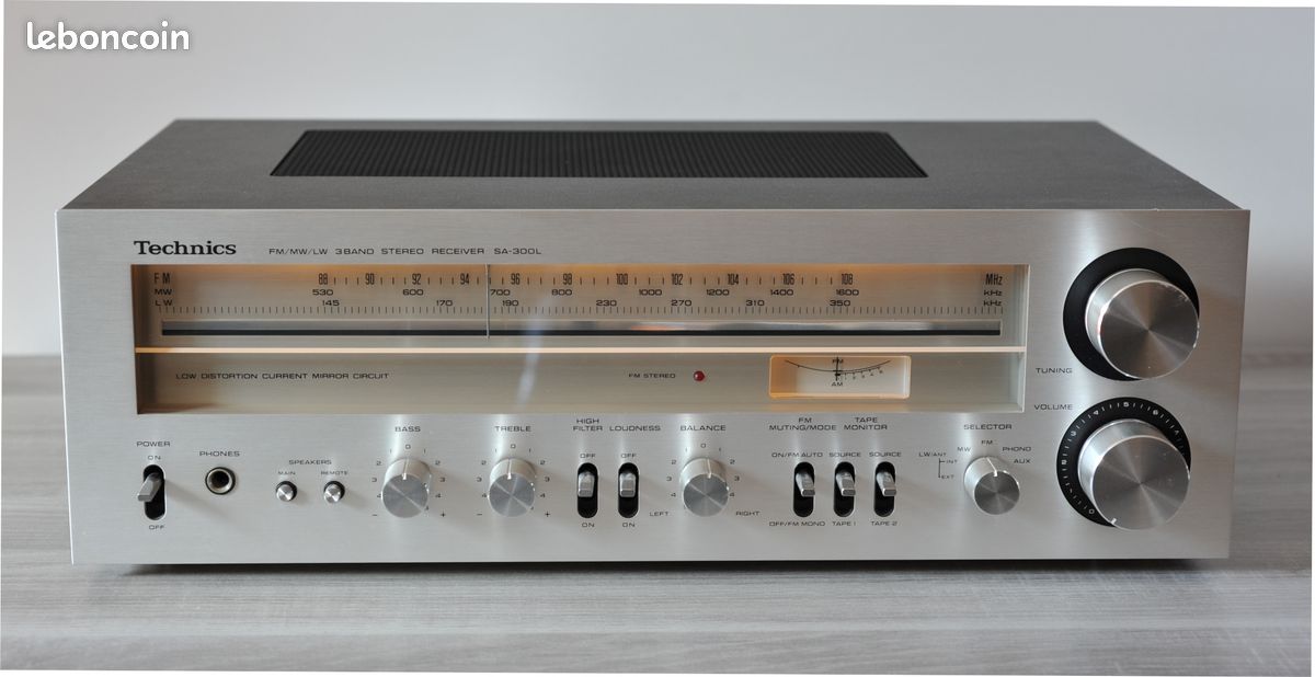 Ampli Tuner Technics SA-300L Stéréo - Vintage - Fonctionne Parfaitement