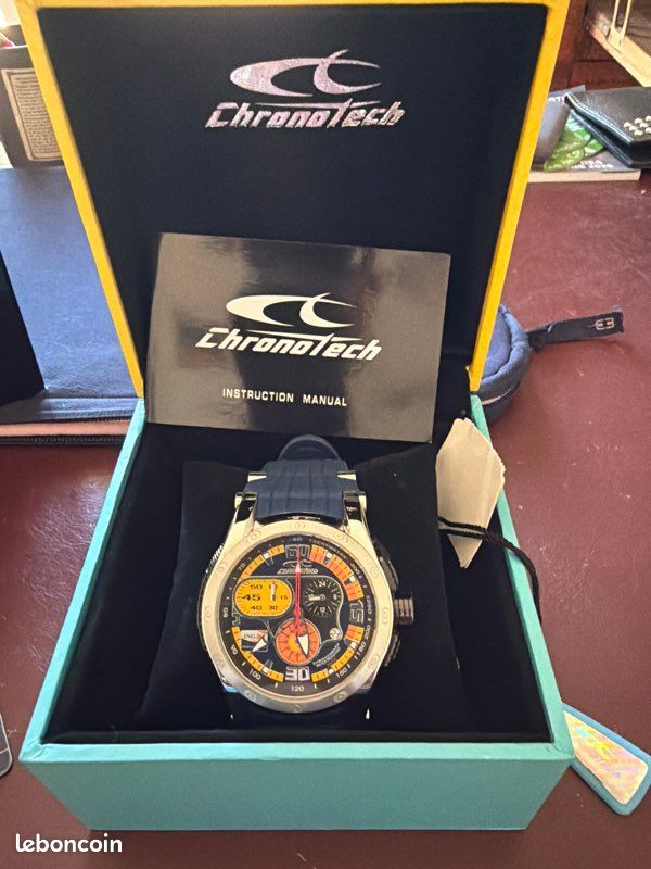 Montre Chronotech Renault F1 Team CT.7878J/03 – État neuf – Coffret complet (image 1)