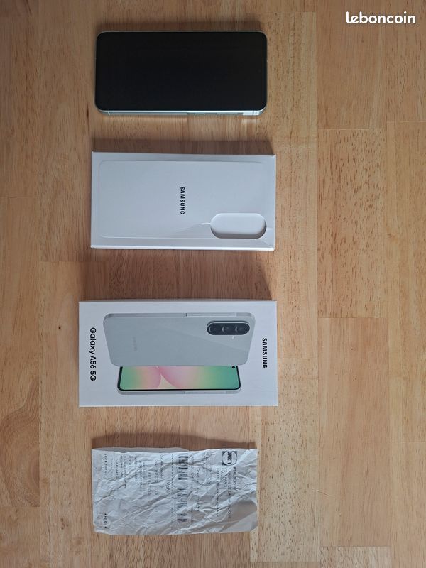 Téléphone Samsung Galaxy A56 5G 256GB neuf couleur vert sauge [revente suite à erreur d'achat] (image 6)
