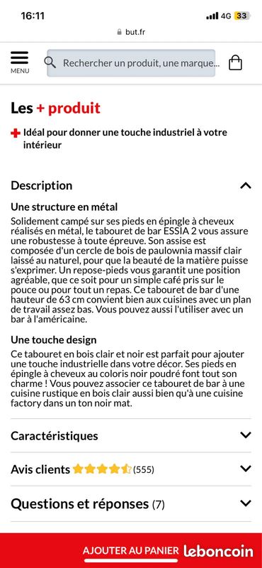 Tabouret Bar (image 2)