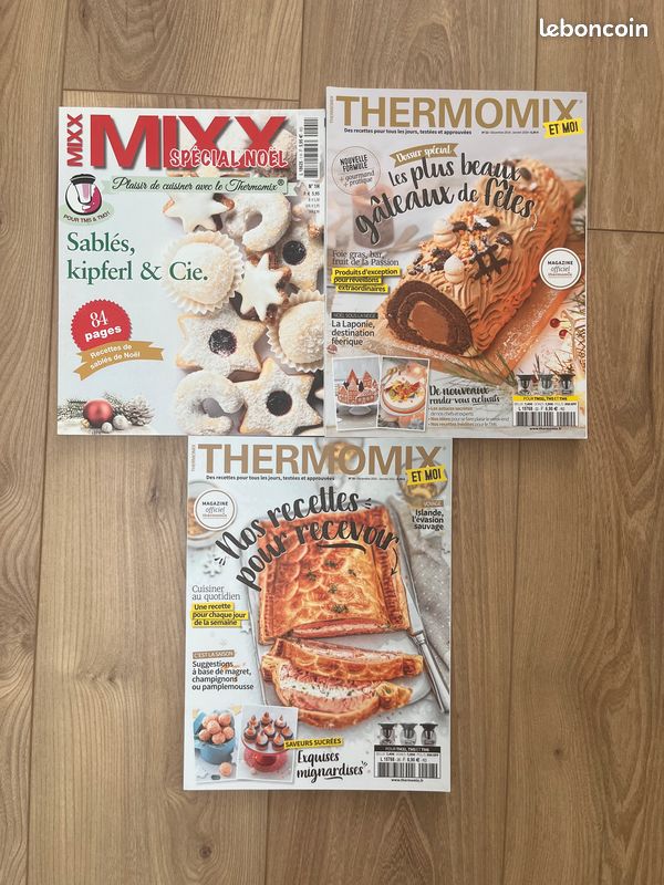 Lot 3 livres magazines thermomix pour recevoir (image 1)
