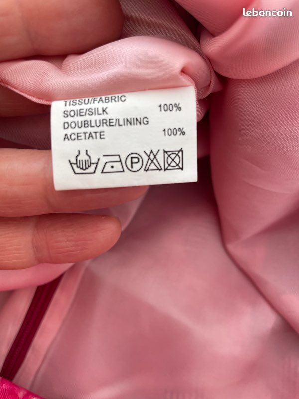 Haut Fluide Sans Manches En 100% Soie Rose Imprimé Armand Ventilo - Neuf Avec étiquettes - Valeur 159€