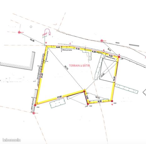 Terrain 465 m² Crach