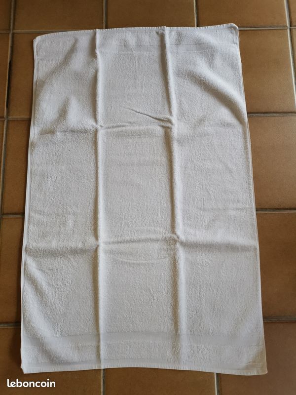 Lot de serviettes blanches en coton (image 3)