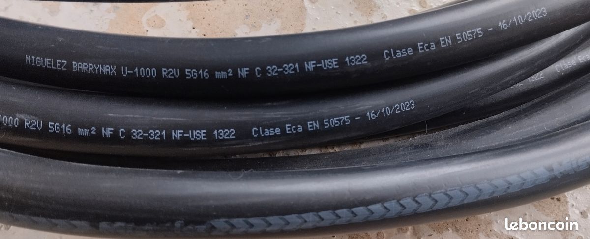 Câble triphasé 5G16mm2 de 15m (image 3)