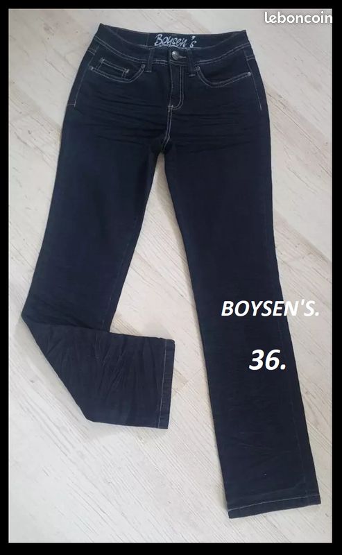 Beau pantalon jeans marque Boysen's taille 36 (image 1)