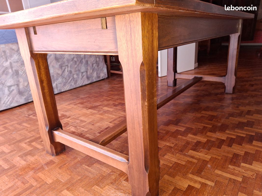 Table monastère, rallonges et chaises comprises (image 1)
