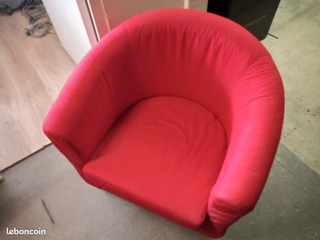 Fauteuil Tullsta IKEA Rouge (image 1)
