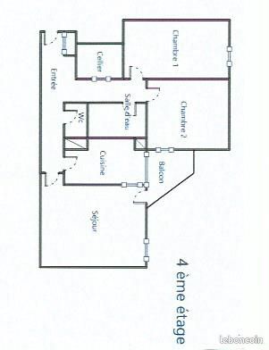 Appartement 3 pièces 65 m² · à Boulogne-sur-Mer · 65 m² · 850 €/mois