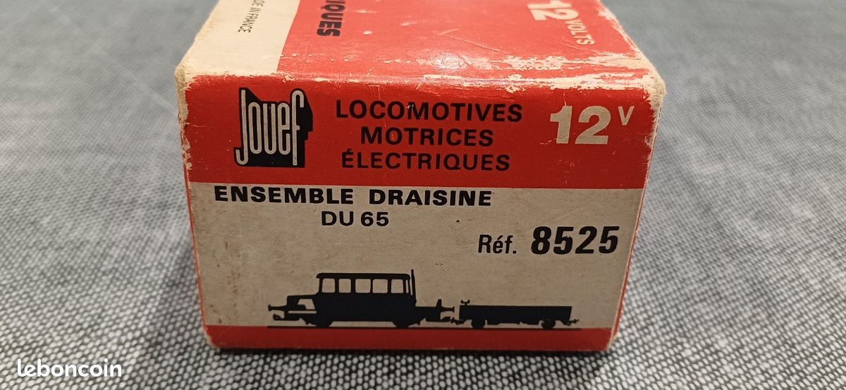 Locomotive Diesel Jouef Draisine DU 65 SNCF Réf 8525 - Échelle HO