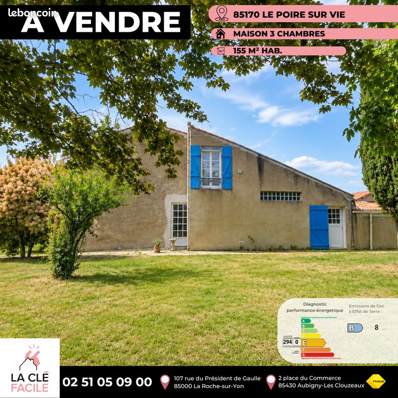 Maison 5 pièces 155 m² · à Le Poiré-sur-Vie · 155 m² · 249 000 €