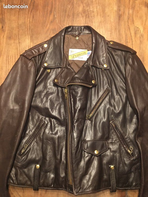 Perfecto Schott modèle 615 Taille 46 US Blouson cuir Leather jacket