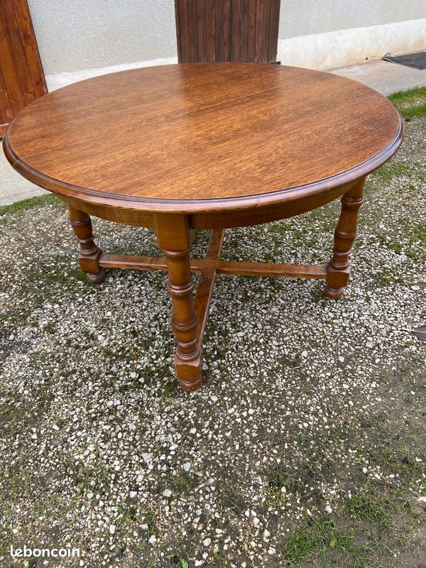 Table en bois avec rallonge (image 2)