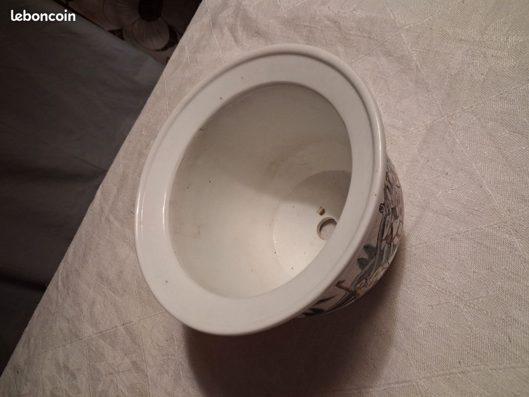 Pot chinois faïence émaillé (image 3)