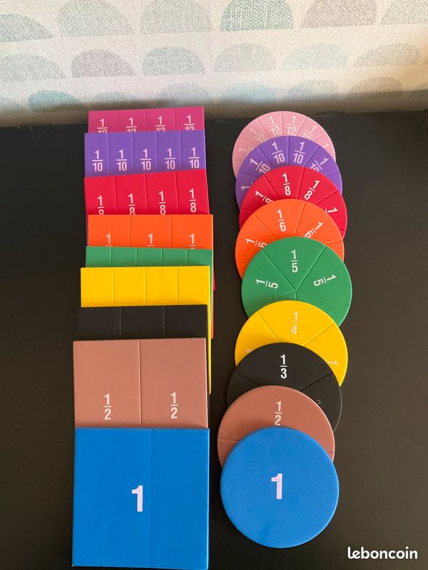 Lot de 2 set de fractions en mousse (image 1)