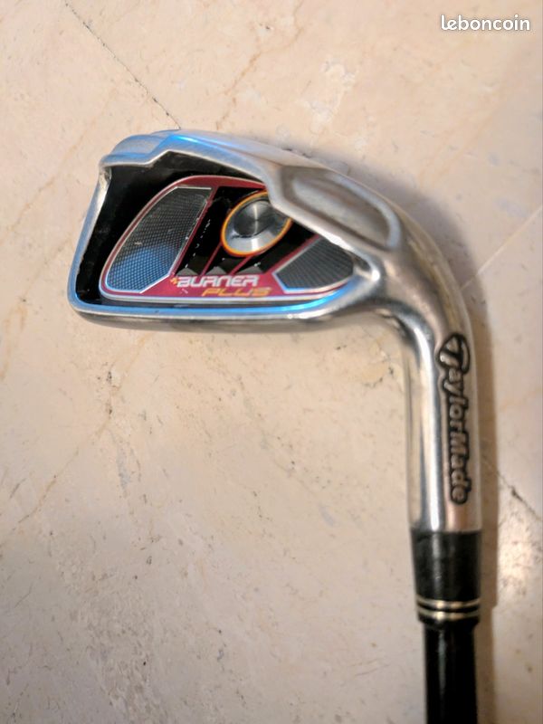 Lot De 7 Fers TaylorMade Burner Plus 4-PW - Tiges Acier Rigide - Poignées Golf Pride - Occasion
