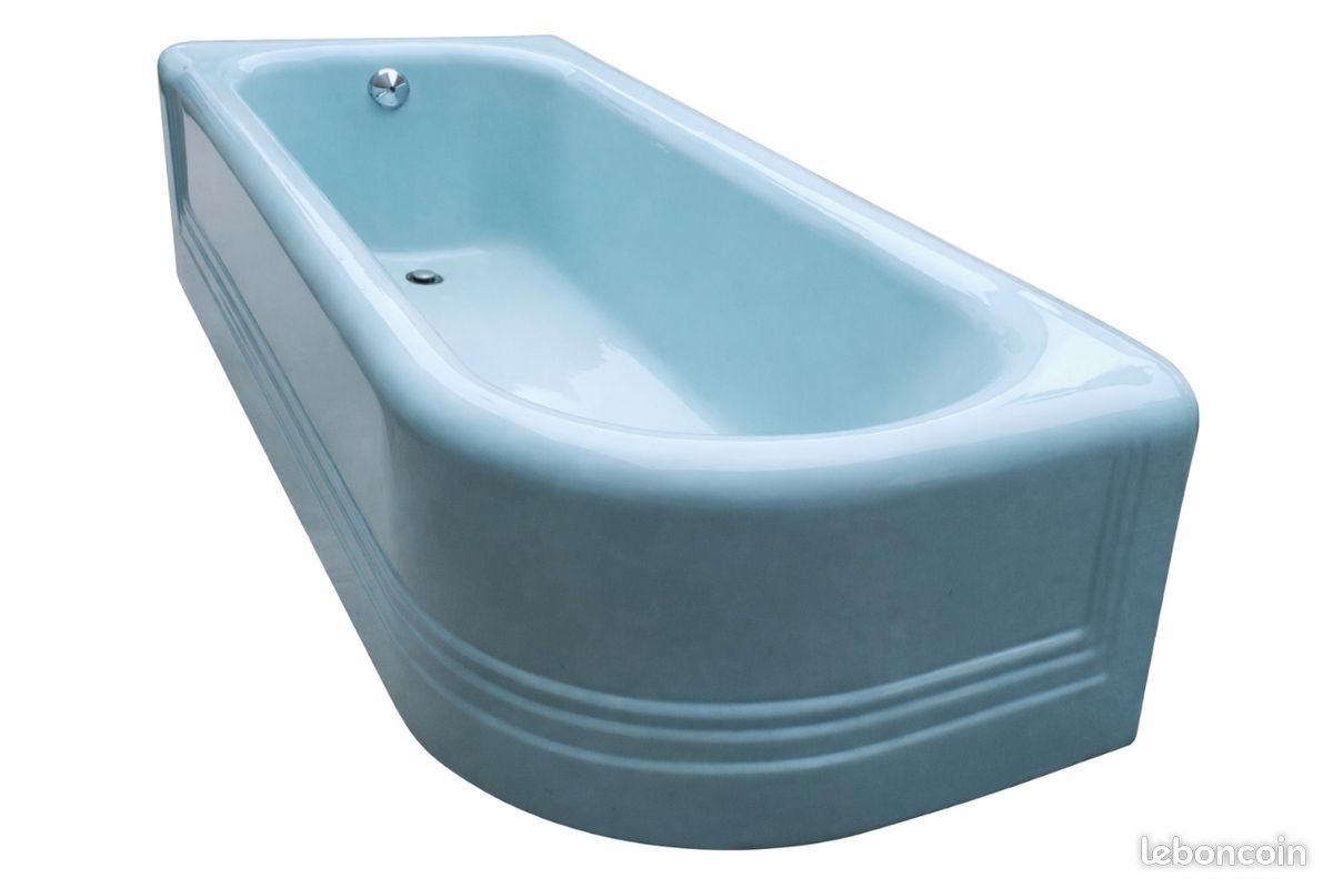 Baignoire fonte rétro vintage 160 émaillée - Décoration