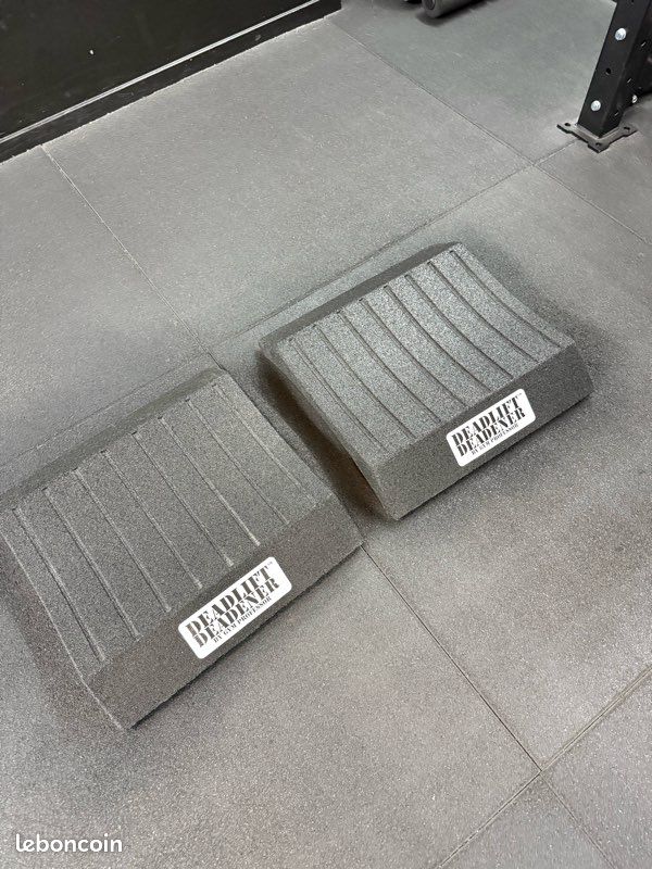 Lot De 6 Cales De Squat Réglables En Caoutchouc Antidérapant