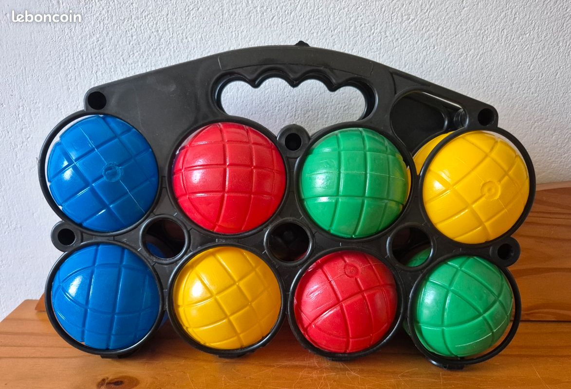 Set de 8 Boules de Pétanque enfant Comme Neuf (image 1)