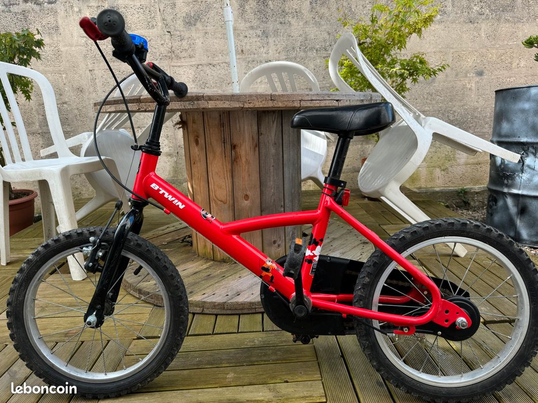 Decathlon Taille Velo Enfant Ans VELO 16 POUCES 4-6 ANS 500 DARK