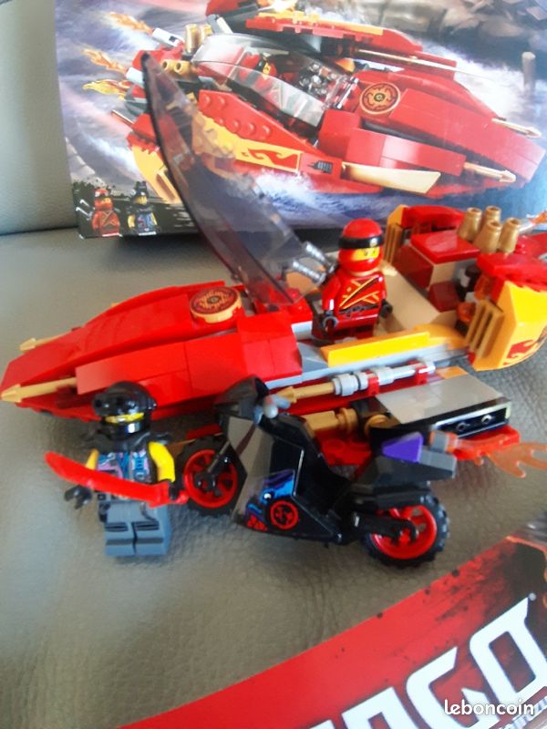 Lego ninjago 70638 de 7 à 14 ans bateau kai et luke masters of spinjitzu complet (image 7)