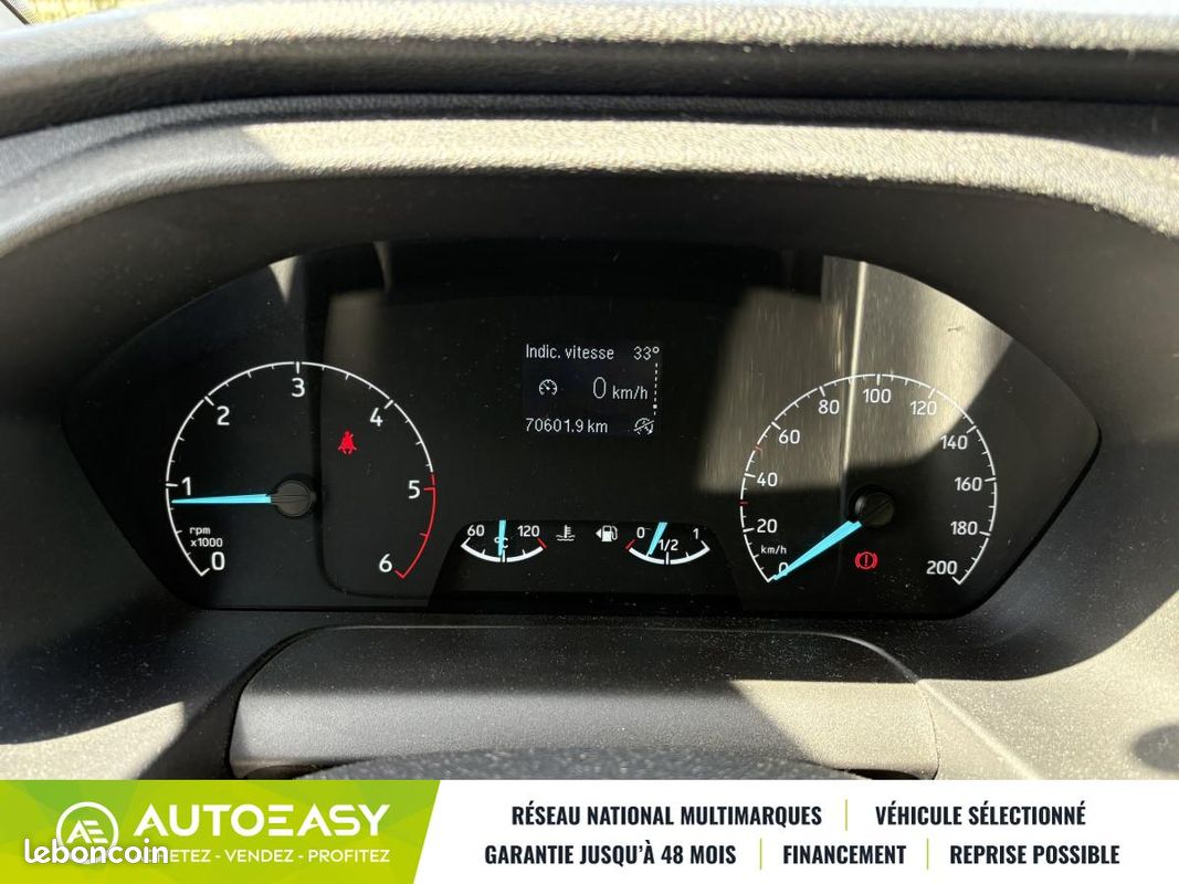 Ford TRANSIT CUSTOM FG Phase 2 270 L1H1 2.0 EcoBlue 105 cv AMBIENTE DPF Fourgon Aménagé (image 9)