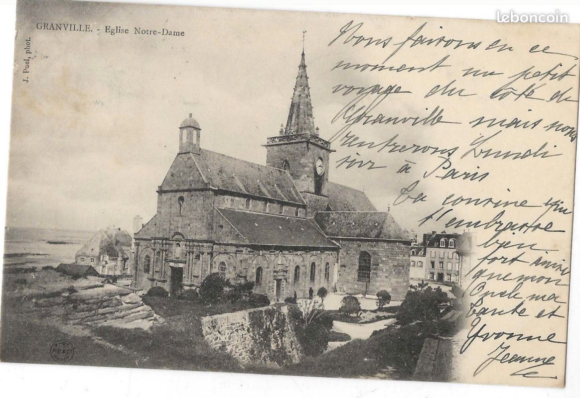Lot de 136 cartes postales anciennes, theme : eglises, cathedrales, abbayes ... (image 15)