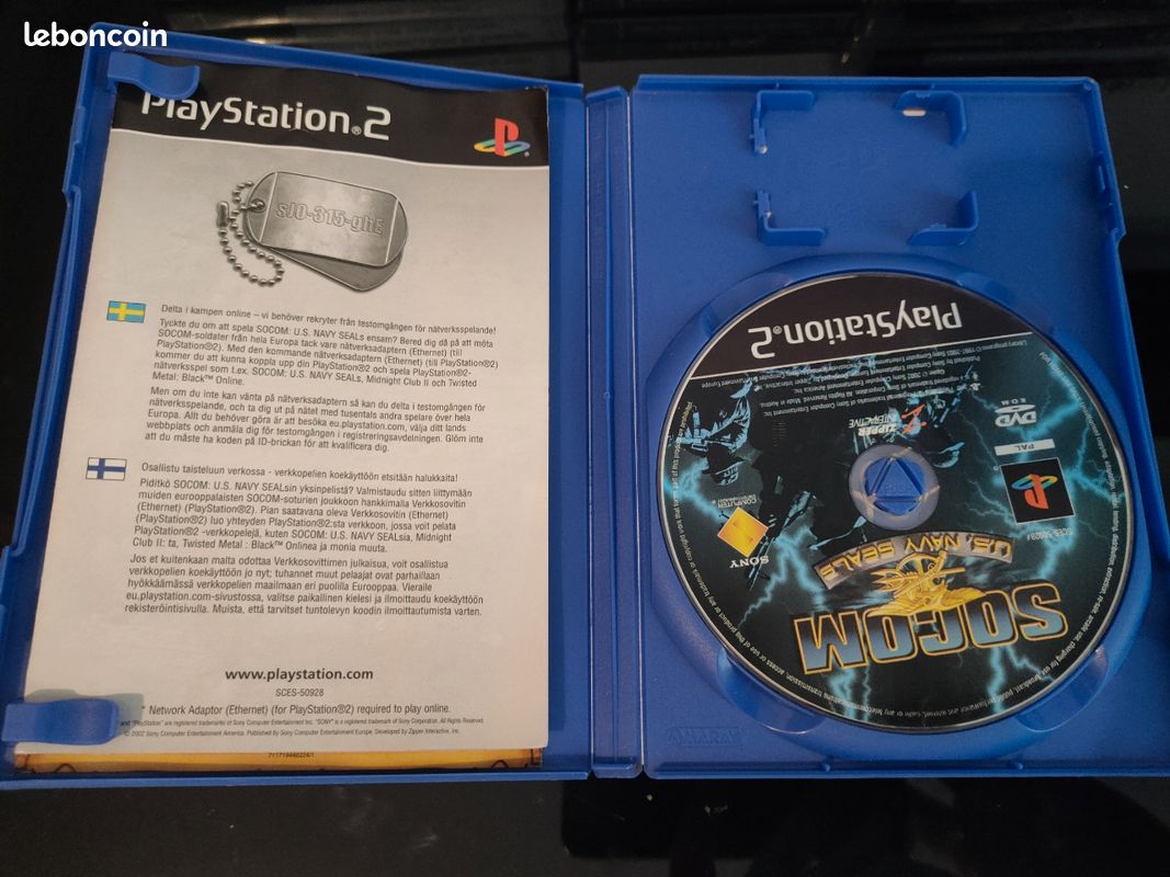 Socom US Navy Seals PS2 - Édition Spéciale - Complet PAL - Bon état