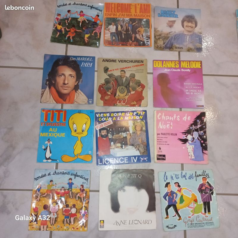 Lot de 63 disques vinyles 45 tours (image 5)
