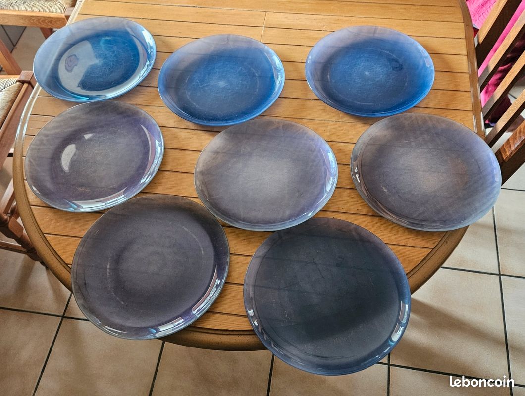 Assiette plate en verre (image 2)