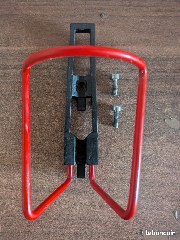 Porte-gourde Vélo Ancien - Alu Blanc - Modèle Vintage Pour Bidon