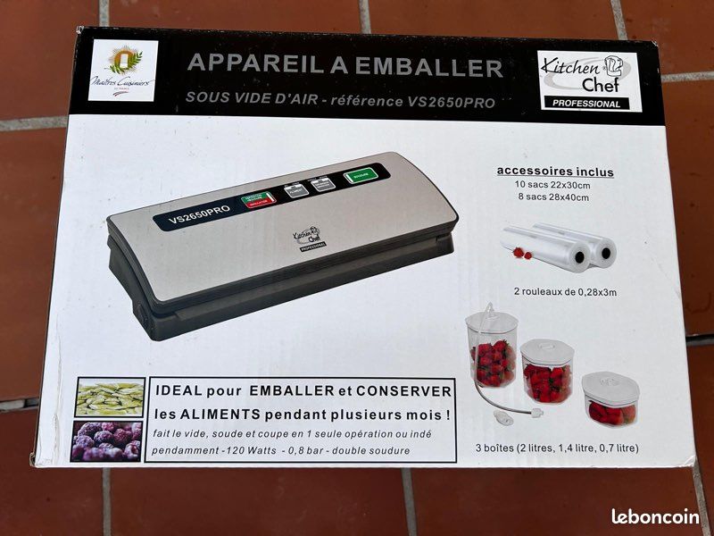 Appareil à emballer sous vide KITCHENCHEF (image 1)
