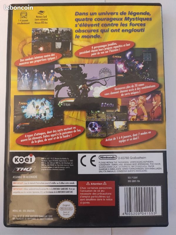 Mystic Heroes Complet - Nintendo GameCube (image 2)