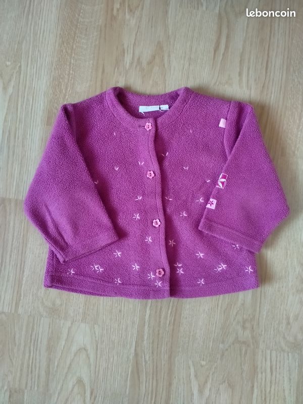 Gilet rose 18 mois (image 1)