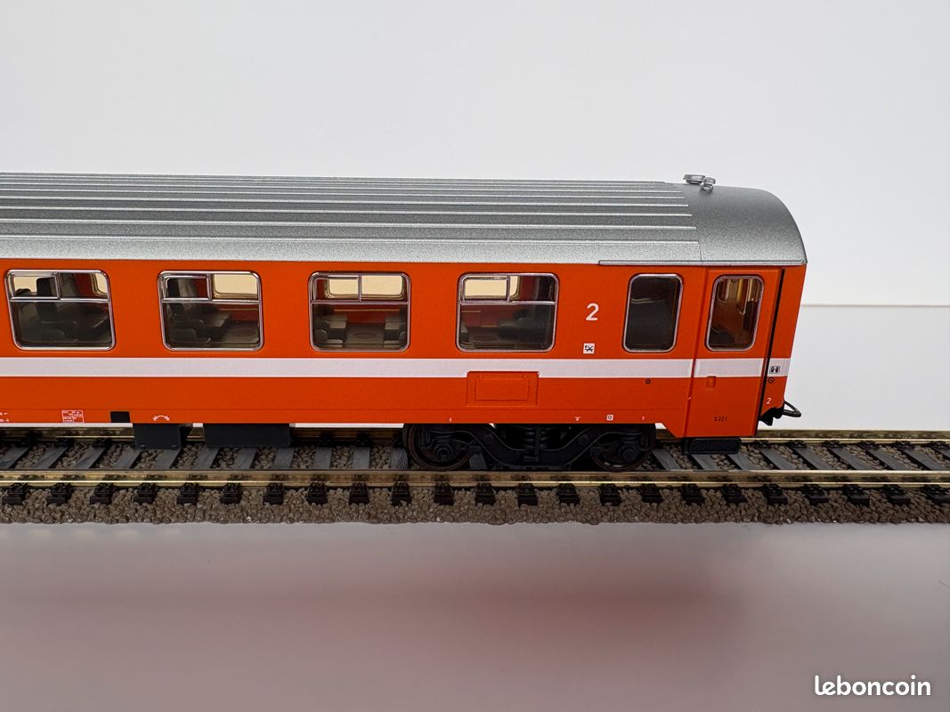 HERIS LS MODELS voiture voyageurs T2S DB TEN référence 11016 HO 1/87° - Jeux & Jouets
