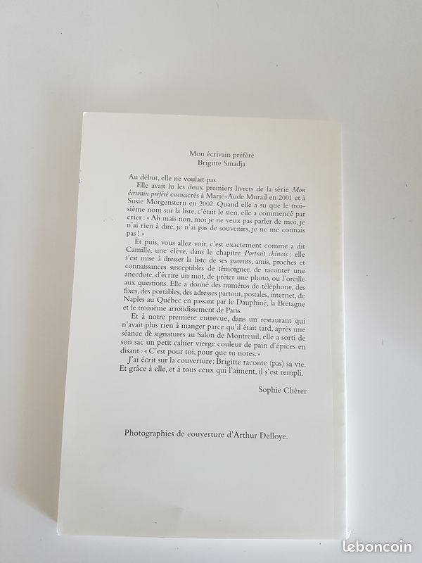 Mon écrivain préféré - Brigitte Smadja (image 2)