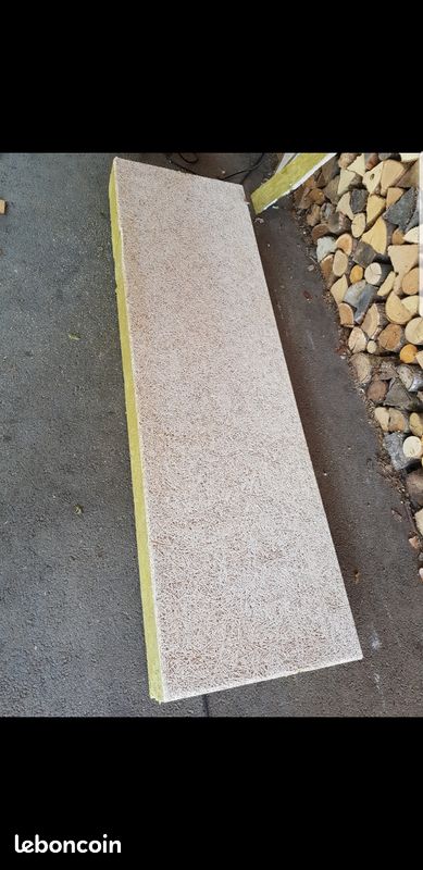 1 panneau isolant laine de roche 15cm + finition platre 200x60 (image 1)