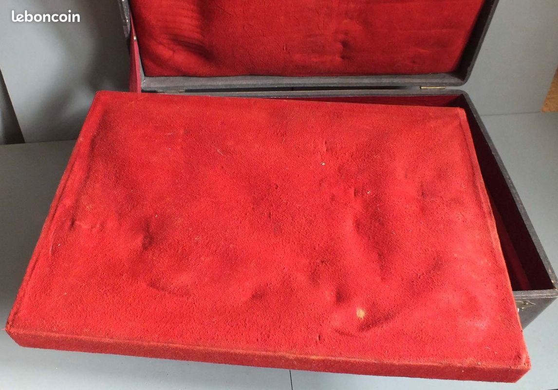 2 BOITE ECRIN Vides LALIQUE anciennes pour Bijou Jewel Box EUR 48,00 - FR