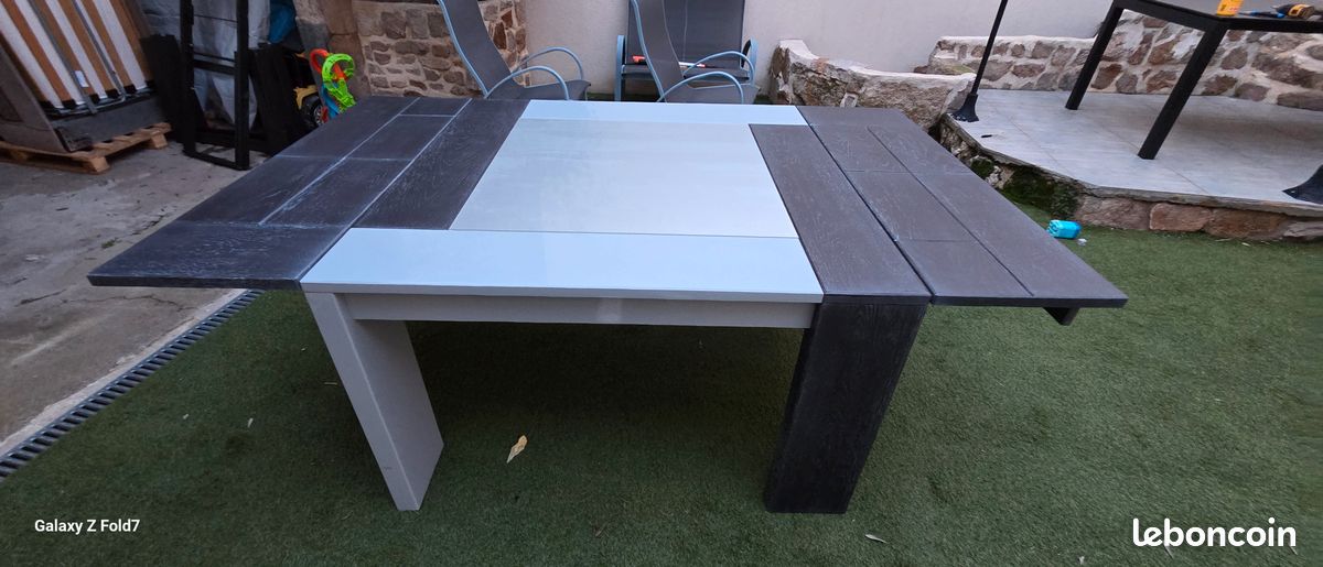 Table carrée avec allonges (image 5)