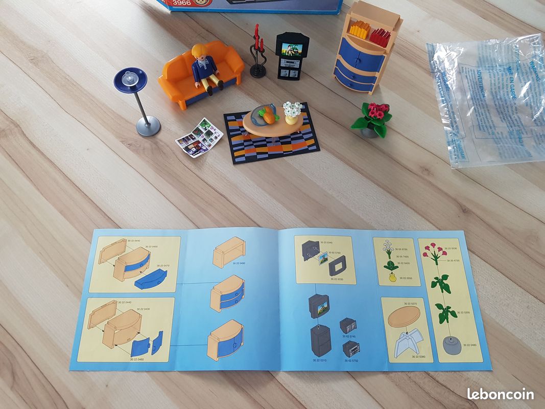 Boite playmobil 3966 Salon (image 7)