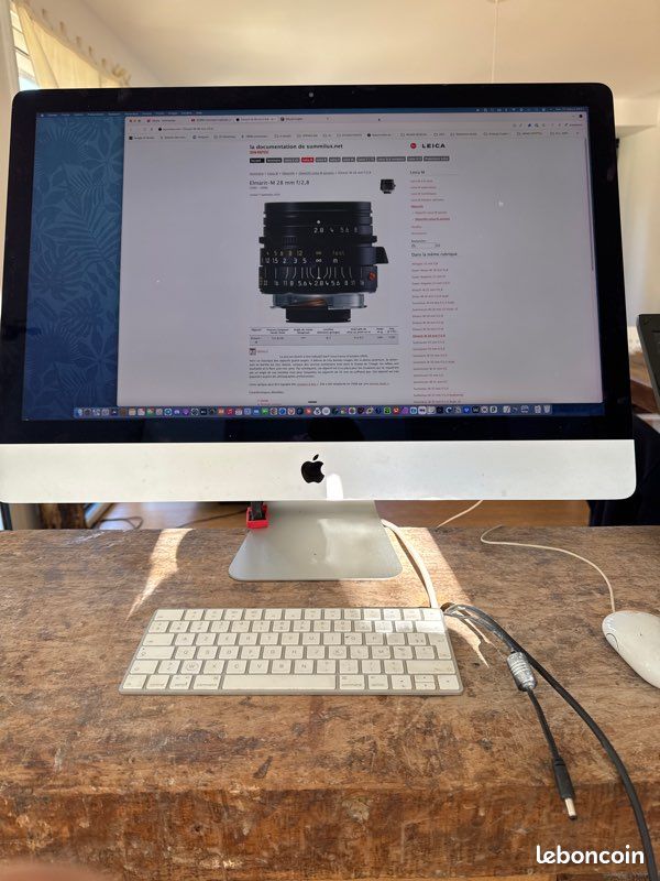 IMac 27" 5K 2017 - Core I5 3,8 GHz - 8Go - 1To HDD - Argent - Reconditionné