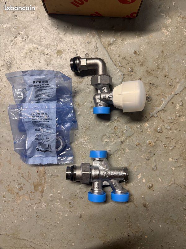 Robinet chauffage monotube (image 2)